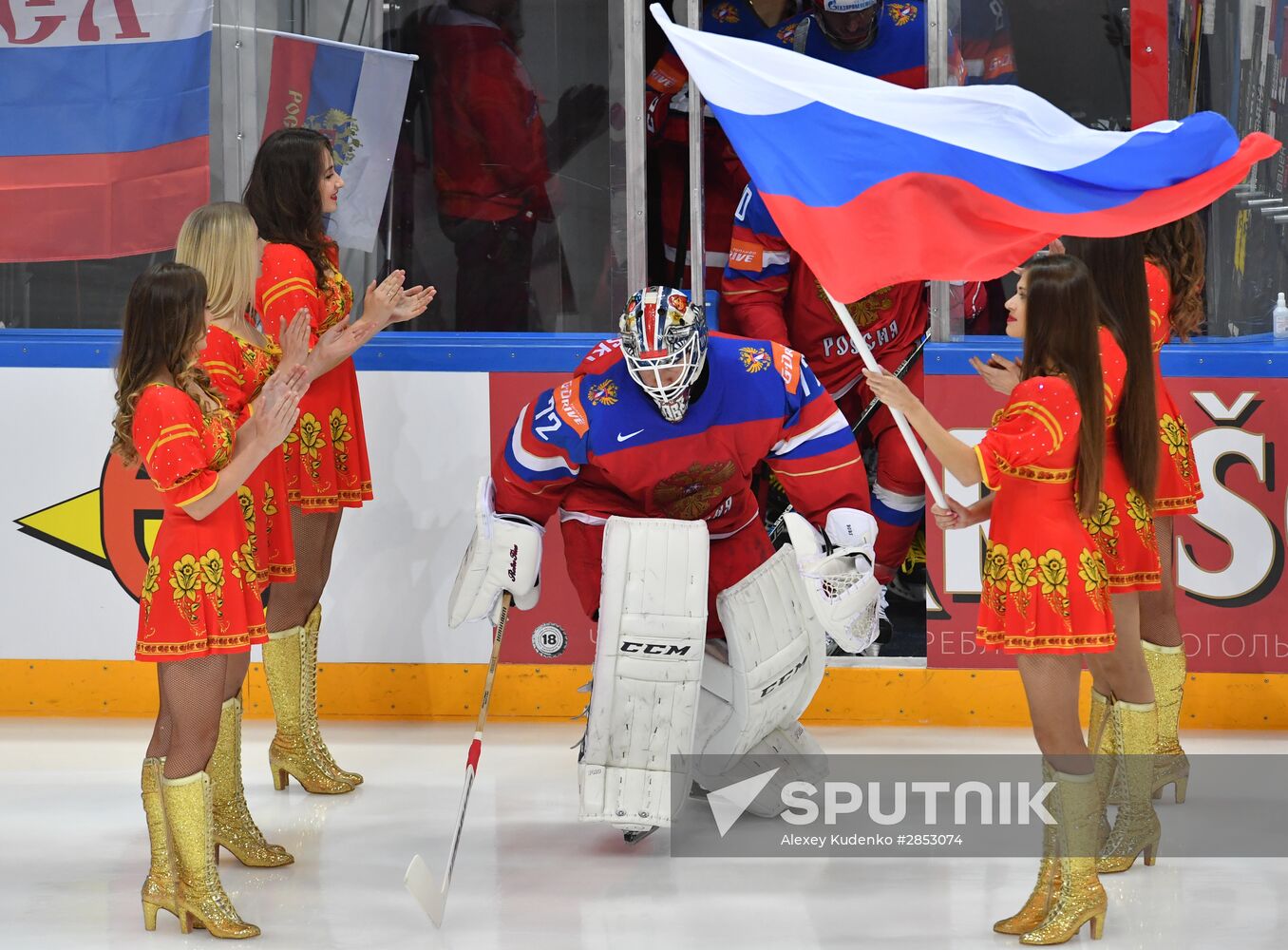 2016 IIHF World Ice Hockey Championship. Finland vs. Russia