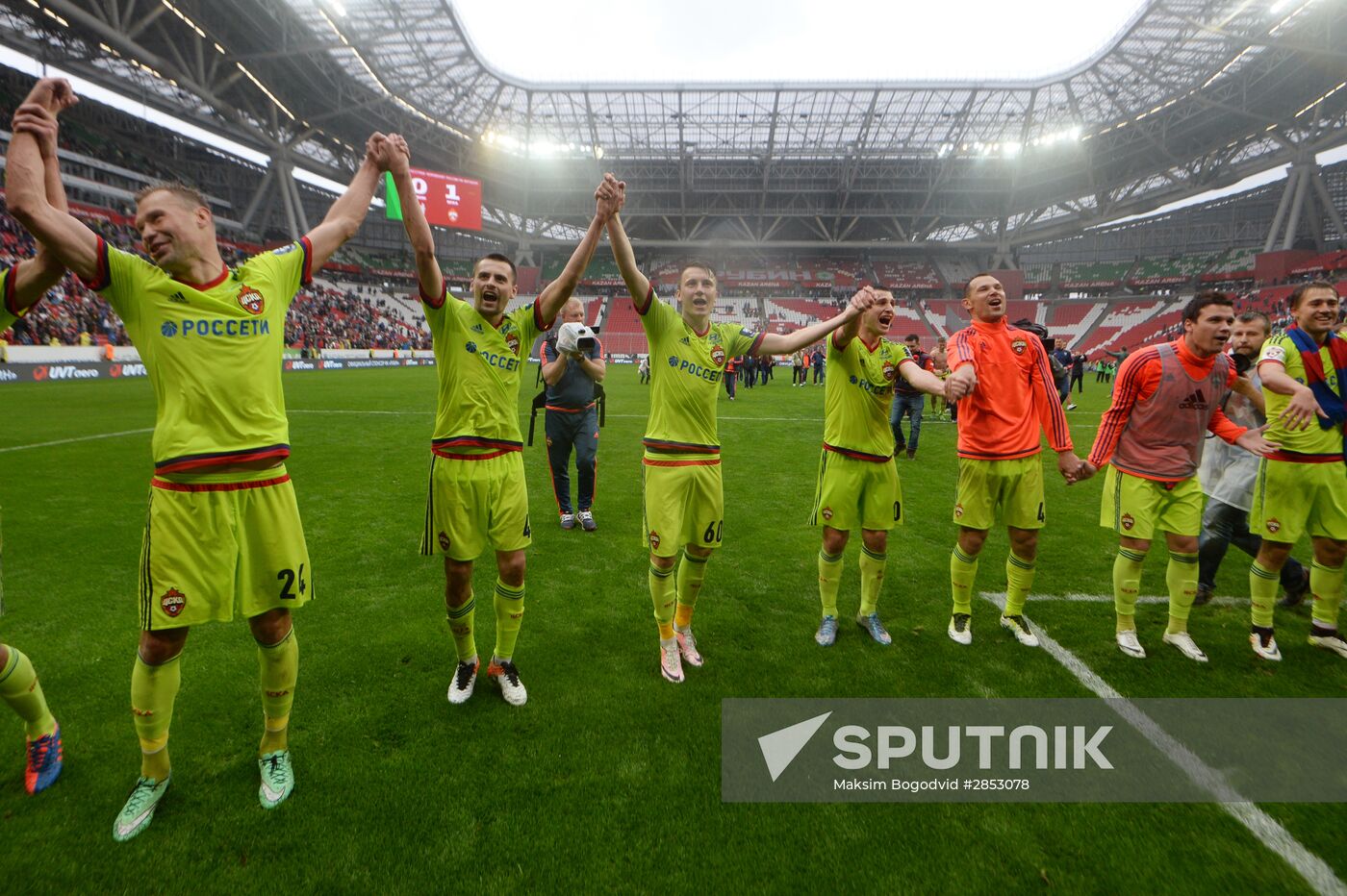Football. Russian Premier League. Rubin vs. CSKA