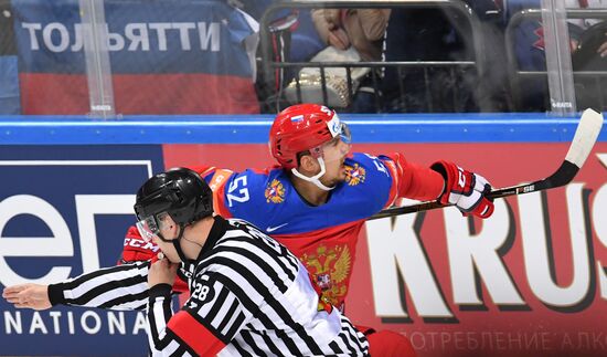 2016 IIHF World Ice Hockey Championship. Finland vs. Russia