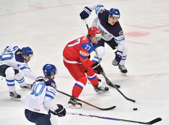 2016 IIHF World Ice Hockey Championship. Finland vs. Russia