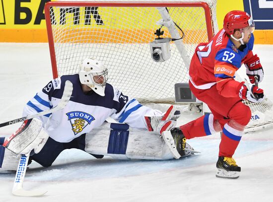 2016 IIHF World Ice Hockey Championship. Finland vs. Russia