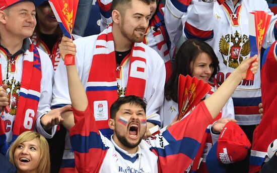 2016 IIHF World Ice Hockey Championship. Finland vs. Russia