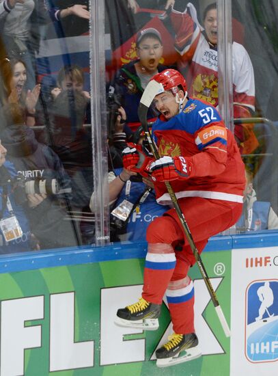 2016 IIHF World Ice Hockey Championship. Finland vs. Russia