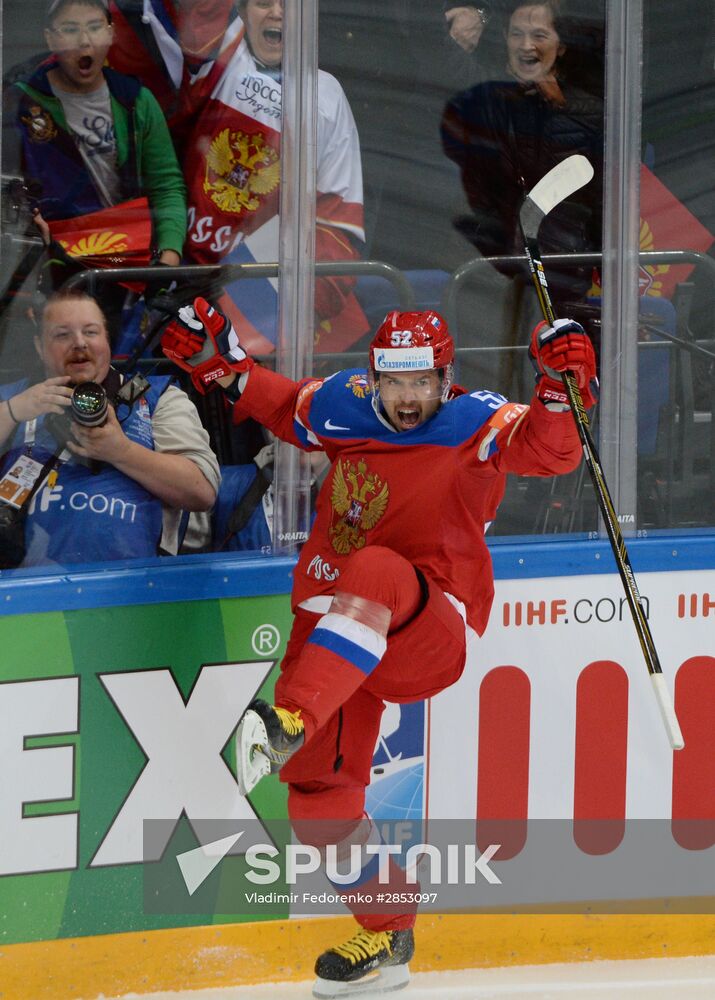 2016 IIHF World Ice Hockey Championship. Finland vs. Russia