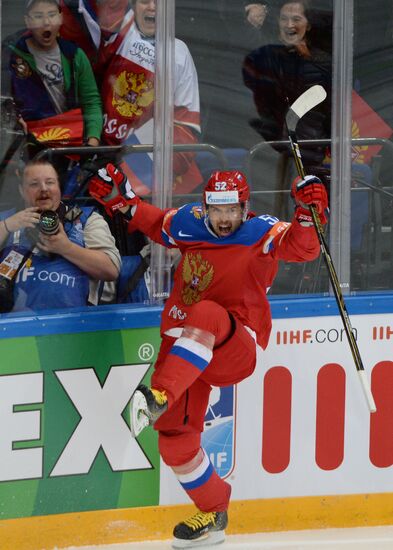 2016 IIHF World Ice Hockey Championship. Finland vs. Russia