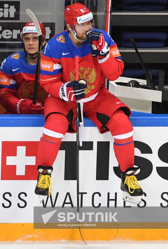 2016 IIHF World Ice Hockey Championship. Finland vs. Russia