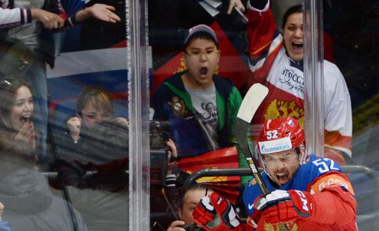 2016 IIHF World Ice Hockey Championship. Finland vs. Russia