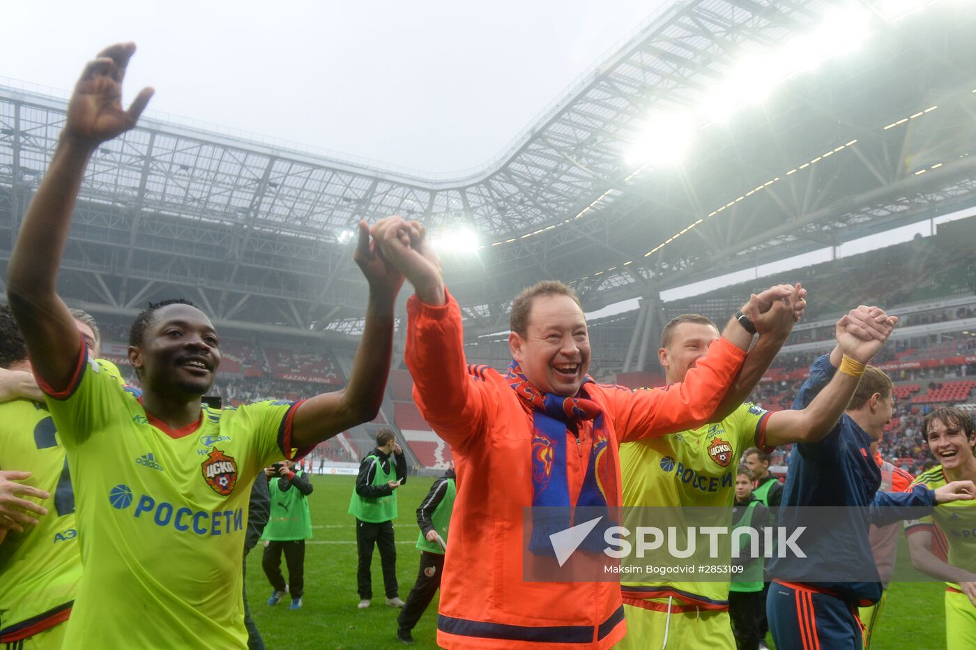 Football. Russian Premier League. Rubin vs. CSKA