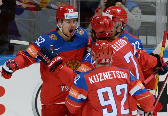 2016 IIHF World Ice Hockey Championship. Finland vs. Russia