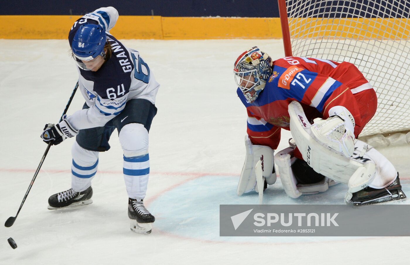 2016 IIHF World Ice Hockey Championship. Finland vs. Russia