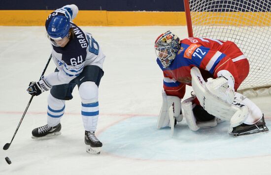 2016 IIHF World Ice Hockey Championship. Finland vs. Russia