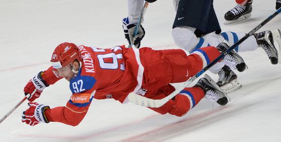 2016 IIHF World Ice Hockey Championship. Finland vs. Russia