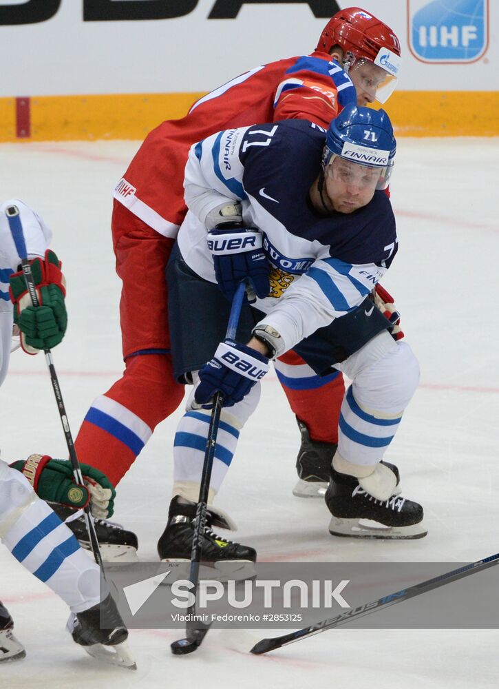 2016 IIHF World Ice Hockey Championship. Finland vs. Russia