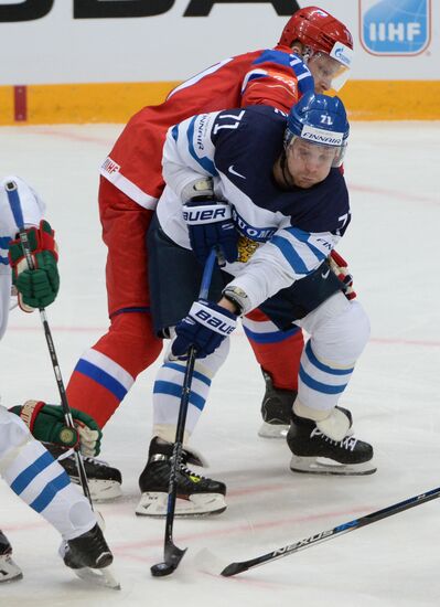 2016 IIHF World Ice Hockey Championship. Finland vs. Russia