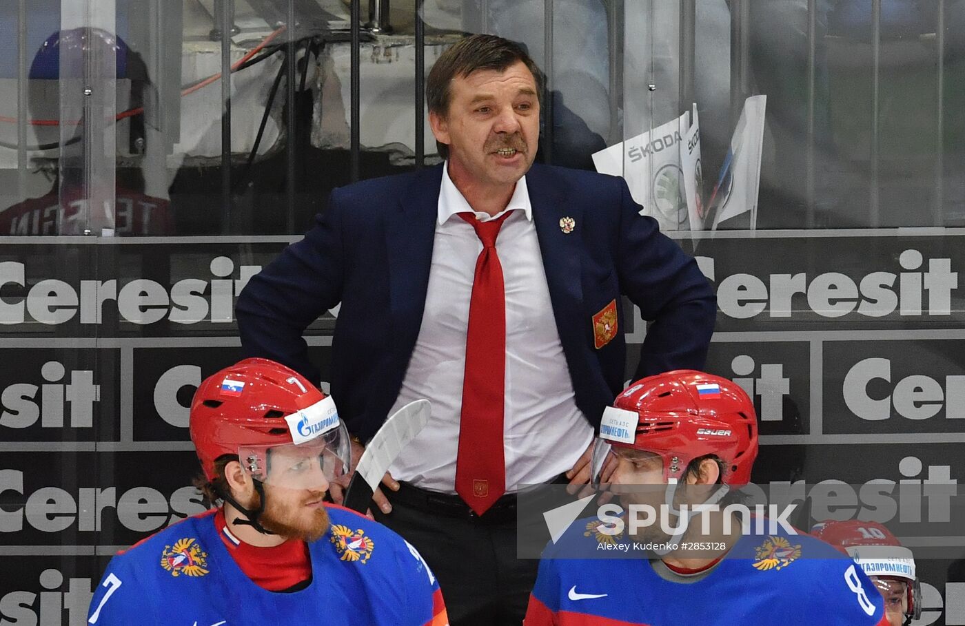 2016 IIHF World Ice Hockey Championship. Finland vs. Russia