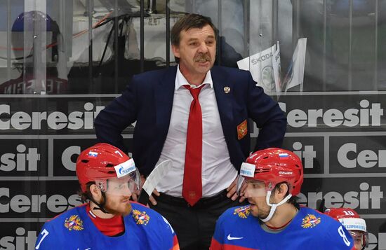 2016 IIHF World Ice Hockey Championship. Finland vs. Russia