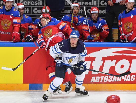 2016 IIHF World Ice Hockey Championship. Finland vs. Russia