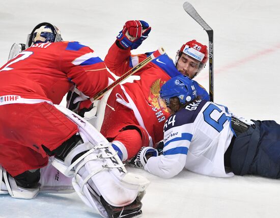 2016 IIHF World Ice Hockey Championship. Finland vs. Russia