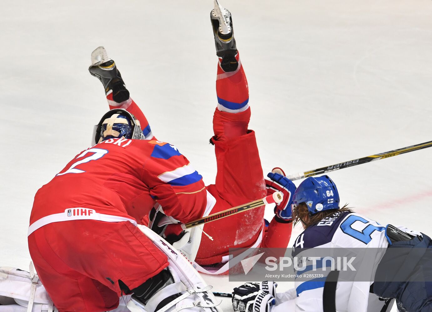 2016 IIHF World Ice Hockey Championship. Finland vs. Russia