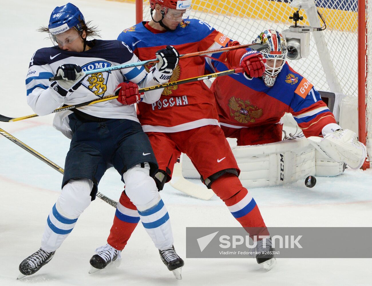 2016 IIHF World Ice Hockey Championship. Finland vs. Russia