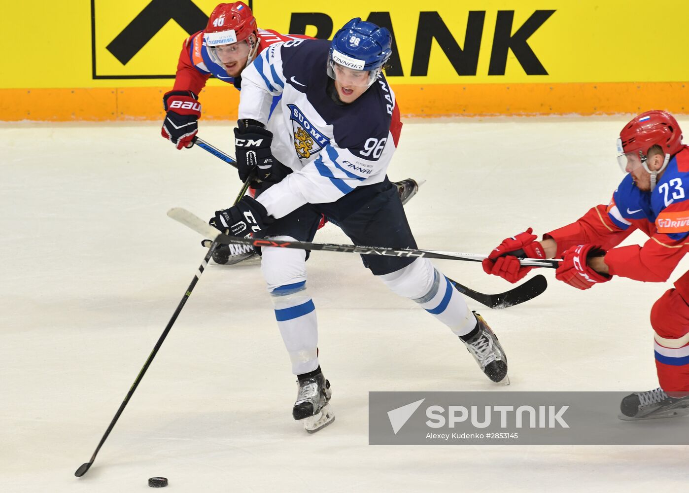 2016 IIHF World Ice Hockey Championship. Finland vs. Russia