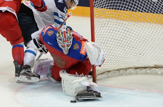 2016 IIHF World Ice Hockey Championship. Finland vs. Russia