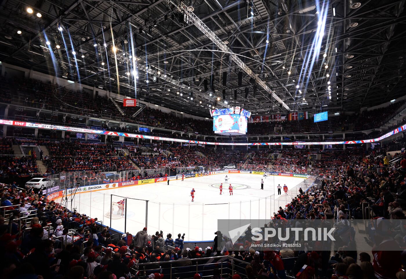 2016 IIHF World Ice Hockey Championship. Finland vs. Russia