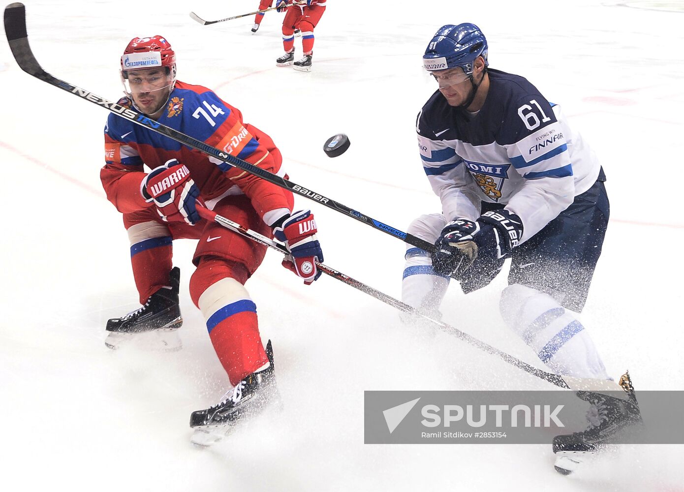 2016 IIHF World Ice Hockey Championship. Finland vs. Russia