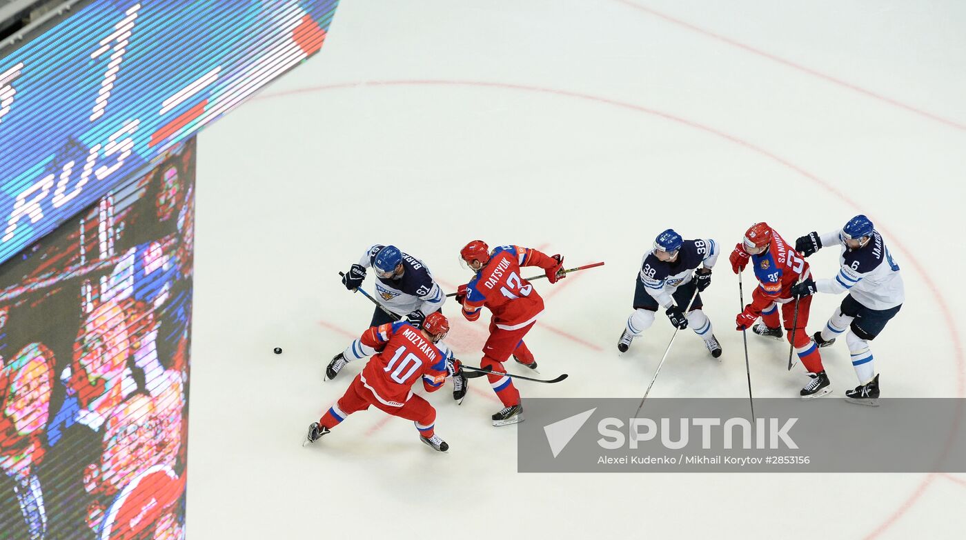 2016 IIHF World Ice Hockey Championship. Finland vs. Russia