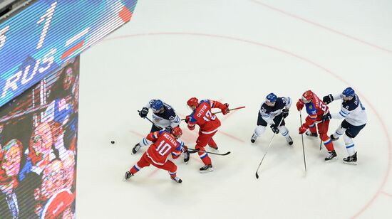 2016 IIHF World Ice Hockey Championship. Finland vs. Russia