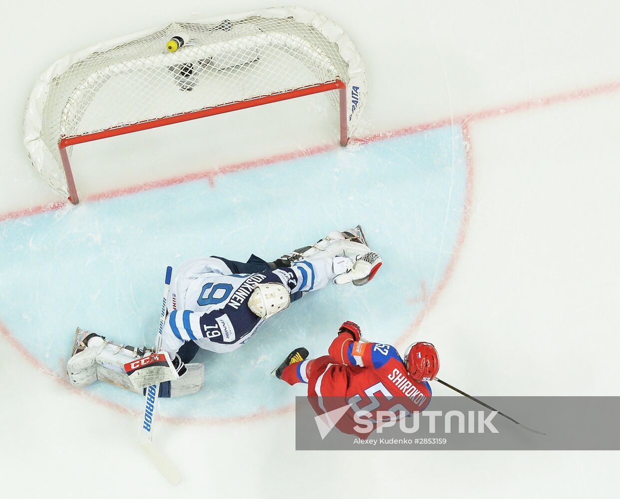 2016 IIHF World Ice Hockey Championship. Finland vs. Russia