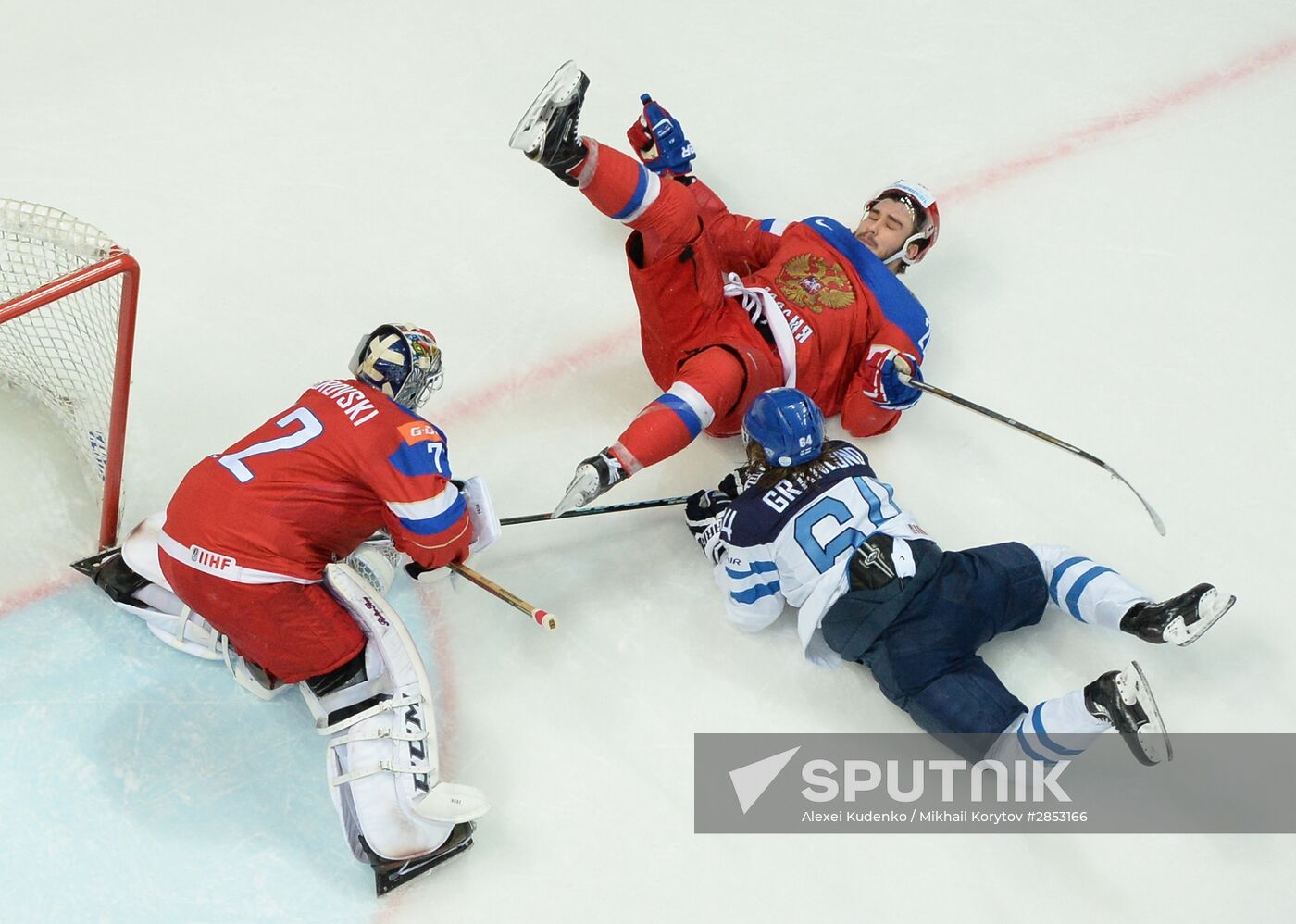 2016 IIHF World Ice Hockey Championship. Finland vs. Russia