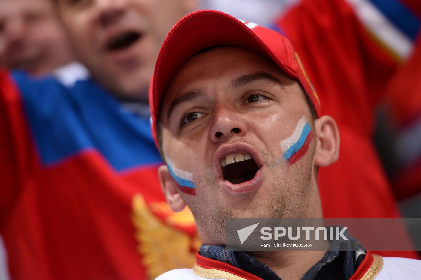 2016 IIHF World Ice Hockey Championship. Finland vs. Russia