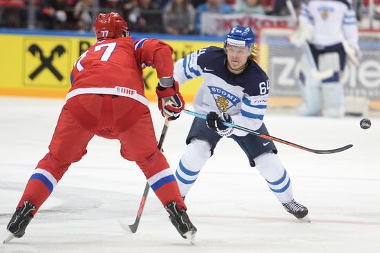 2016 IIHF World Ice Hockey Championship. Finland vs. Russia