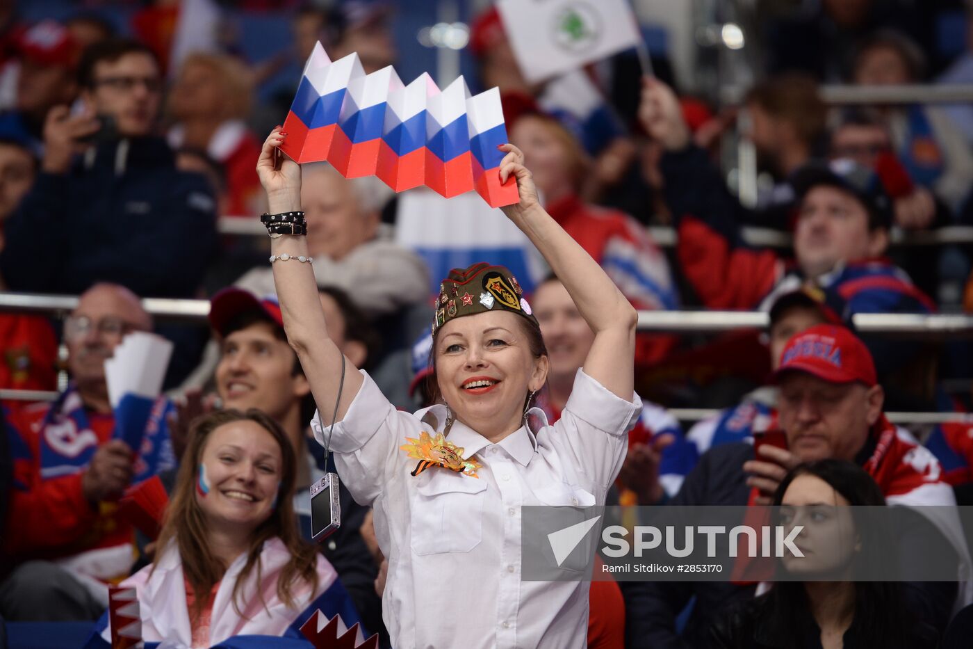 2016 IIHF World Ice Hockey Championship. Finland vs. Russia