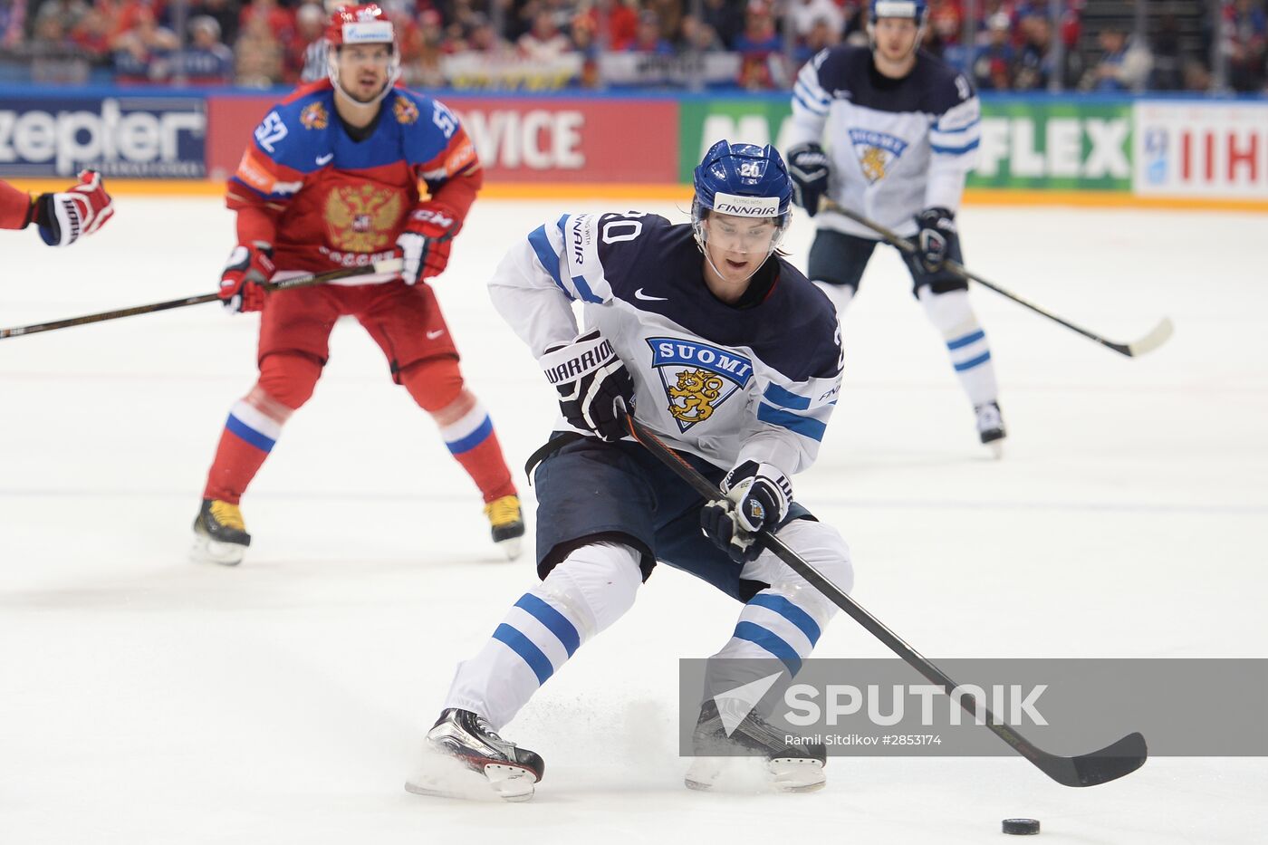 2016 IIHF World Ice Hockey Championship. Finland vs. Russia