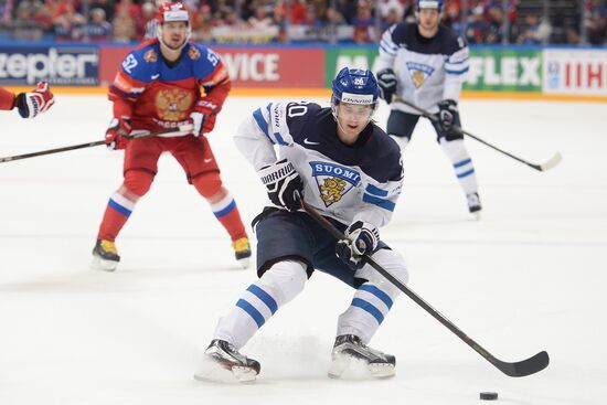 2016 IIHF World Ice Hockey Championship. Finland vs. Russia