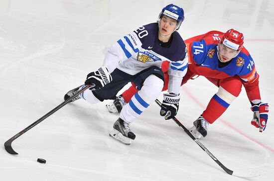 2016 IIHF World Ice Hockey Championship. Finland vs. Russia