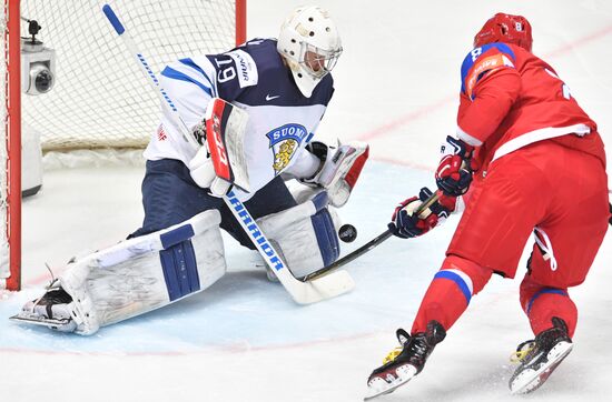 2016 IIHF World Ice Hockey Championship. Finland vs. Russia