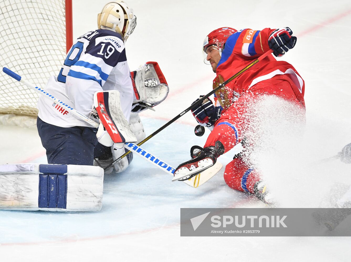 2016 IIHF World Ice Hockey Championship. Finland vs. Russia