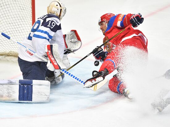 2016 IIHF World Ice Hockey Championship. Finland vs. Russia