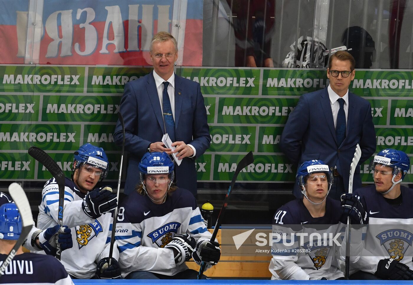 2016 IIHF World Ice Hockey Championship. Finland vs. Russia