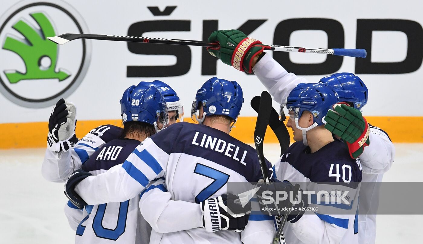 2016 IIHF World Ice Hockey Championship. Finland vs. Russia