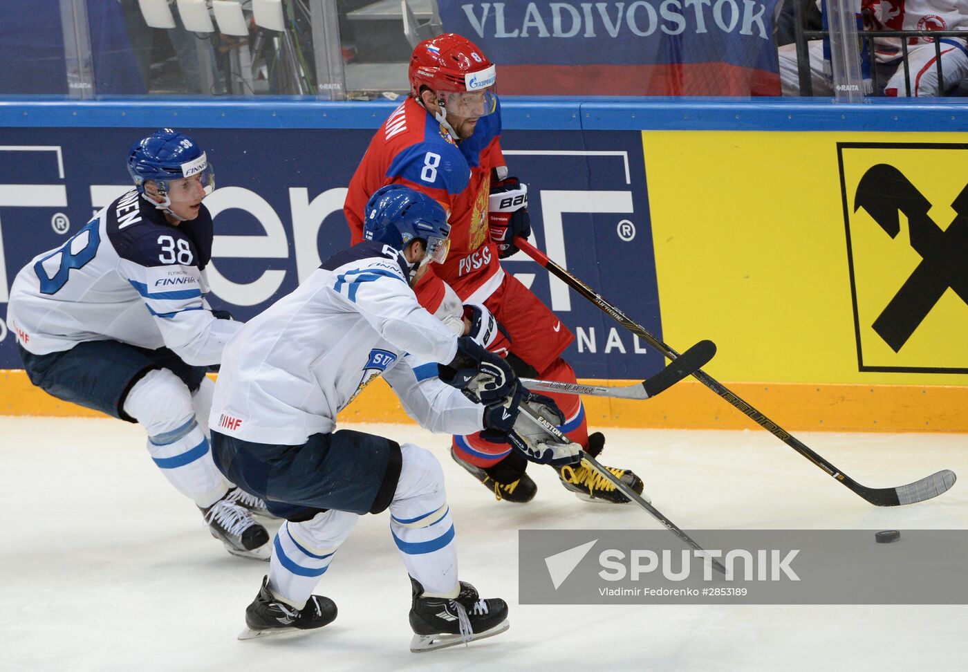 2016 IIHF World Ice Hockey Championship. Finland vs. Russia