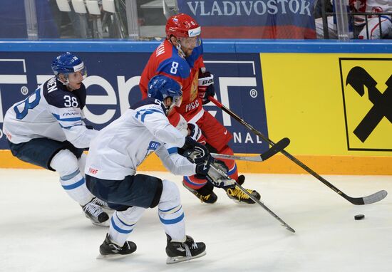 2016 IIHF World Ice Hockey Championship. Finland vs. Russia