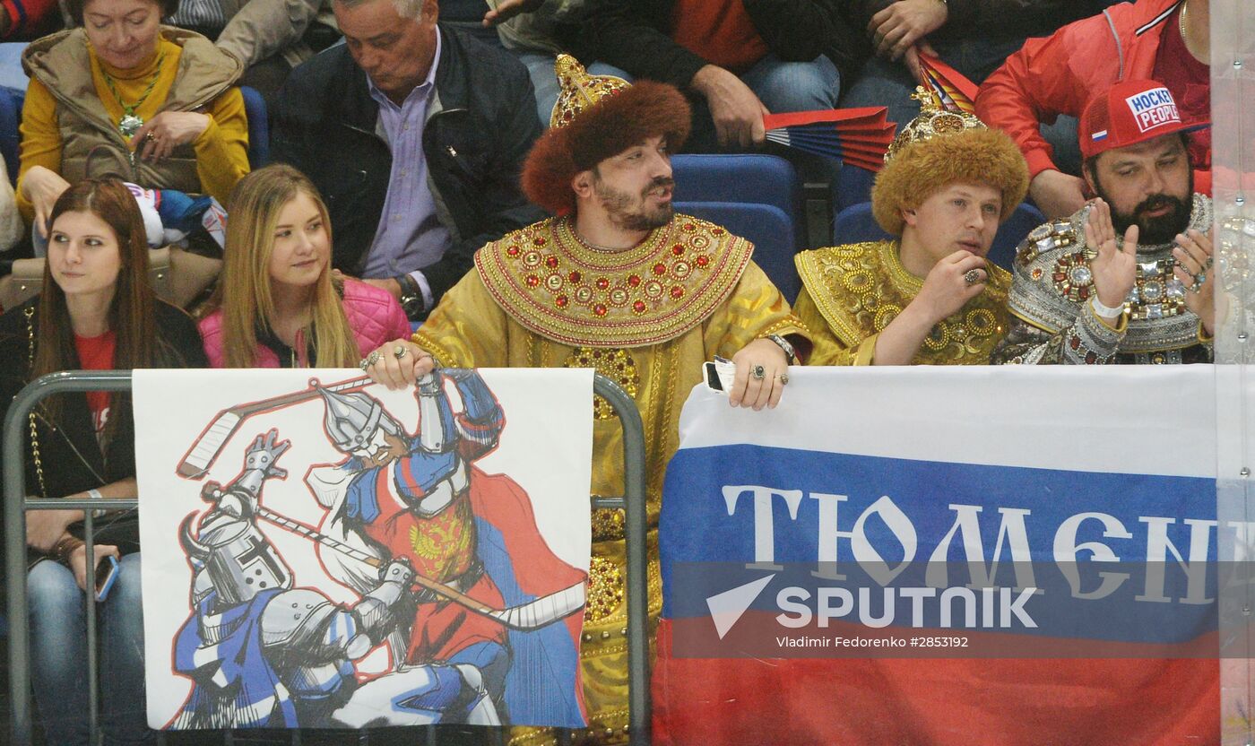 2016 IIHF World Ice Hockey Championship. Finland vs. Russia