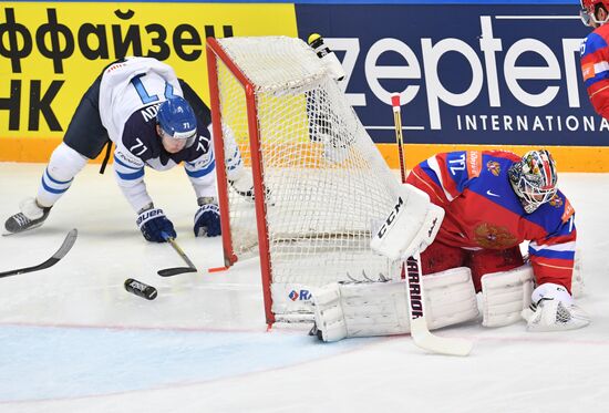 2016 IIHF World Ice Hockey Championship. Finland vs. Russia