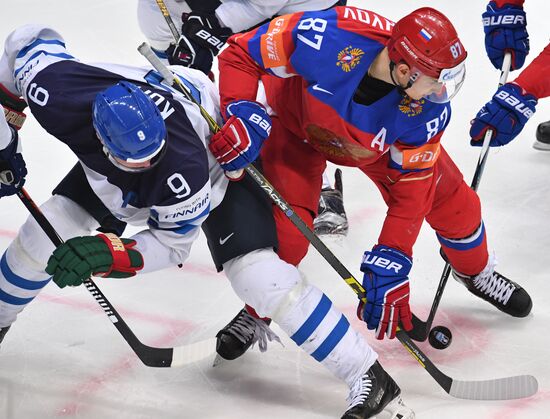 2016 IIHF World Ice Hockey Championship. Finland vs. Russia