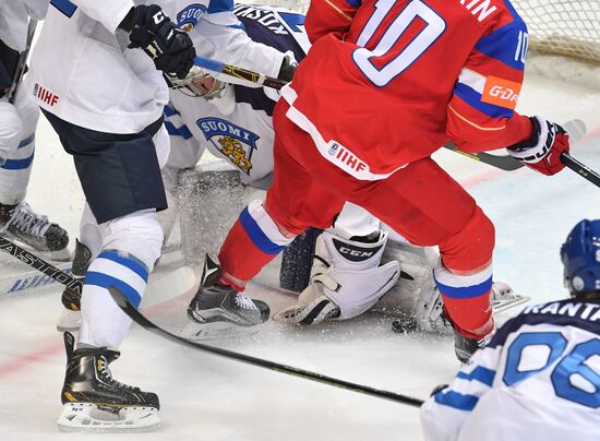 2016 IIHF World Ice Hockey Championship. Finland vs. Russia