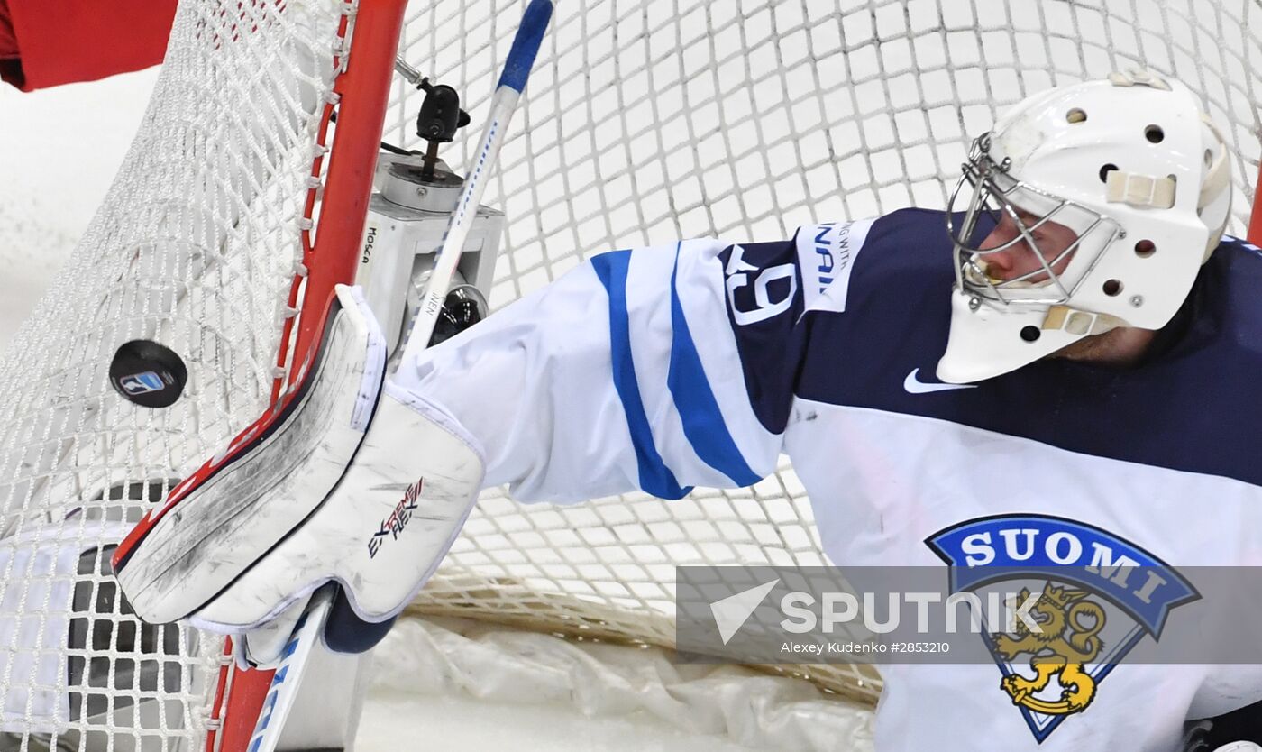 2016 IIHF World Ice Hockey Championship. Finland vs. Russia